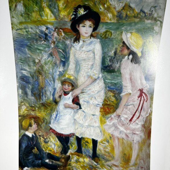 Pierre-Auguste Renoir Art Print "Children On The Seashore" Museum Of Fine Arts B - Picture 2 of 3